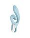 Вибратор-кролик Satisfyer Love Me Blue, гибкий, отросток с тройным кончиком SO7779 фото 2