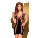 Мини-платье с сюрреалистическим узором Penthouse - Juicy Poison Black XL SO5273 фото 1