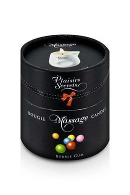 Распродажа!!! Массажная свеча Plaisirs Secrets Bubble Gum 80 мл (срок 03.2026) SO1847-R фото