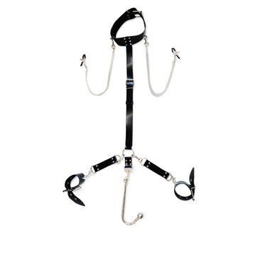 Бондажный набор с металлическим анальным крюком Art of Sex Beatrice Bondage set with anal hook №&thinsp;1 SO8239 фото