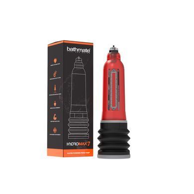 Гидропомпа Bathmate Hydromax 7 Red, для члена длиной от 12,5 до 18 см, диаметр до 5 см HM-30-BR фото