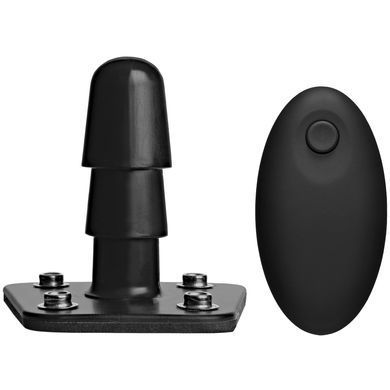 Набор для страпона Doc Johnson Vac-U-Lock VIBRATING Dual Density ULTRASKYN Set: диаметр 3&times;3,8 см SO6916 фото