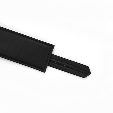 Наручники з ланцюжком Liebe Seele Black Organosilicon Wrist Cuff, екошкіра SO9485 фото