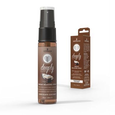Спрей для минета Sensuva Deeply Love You Chocolate Coconut (29 мл) для глубокого минета SO3196 фото