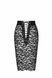 Юбка Noir Handmade F302 Ambivalence, L, black, кружево, длина за колени, шнуровка сзади SX0251 фото 7