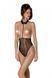 Еротичне боді Passion TRISHA BODY, XXL/XXXL, black, з відкритими чашками SO9743 фото 1