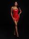 Платье лакированное красное &ldquo;Соблазнительница Марго&rdquo; XXXL, молния на всю длину сзади SO6757 фото 1