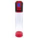 Автоматическая вакуумная помпа Men Powerup Passion Pump Red, LED-табло, перезаряжаемая, 8 режимов SO6226 фото 1