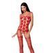 Бодістокінг Passion BS067 red, комбінезон, імітація панчох і топа на бретелях PBS067R фото 1