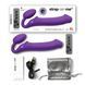Безремневой страпон с вибрацией Strap-On-Me Vibrating Violet XL, диам. 4,7см, пульт ДУ, регулируемый SO3827 фото 6