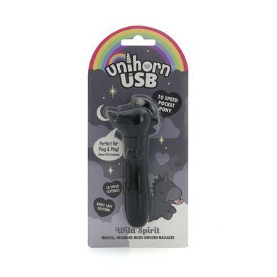 Вибратор-единорожка Unihorn USB Bullet - Wild Spirit, вибропуля, USB зарядка SX2874 фото
