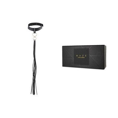 Чокер Bijoux Indiscrets MAZE &mdash; Tassel Chocker Black SO2652 фото