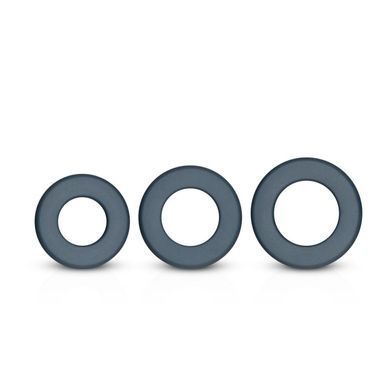 Набор эрекционных колец Boners 3-Piece Hefty Cock Ring Set, диаметр 3,2 см, 3,8 см и 4,5 см SO8872 фото