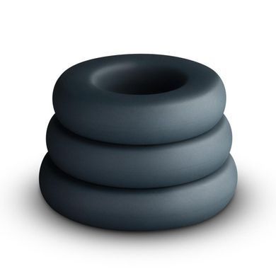 Набор эрекционных колец Boners 3-Piece Hefty Cock Ring Set, диаметр 3,2 см, 3,8 см и 4,5 см SO8872 фото