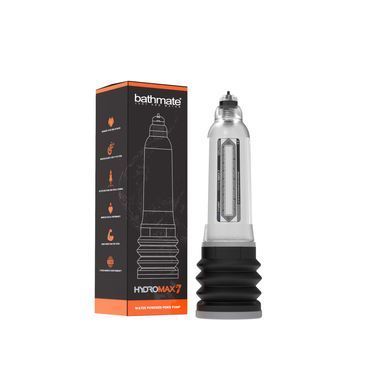 Гидропомпа Bathmate Hydromax 7 Clear, для члена длиной от 12,5 до 18см, диаметр до 5см HM-30-CC фото