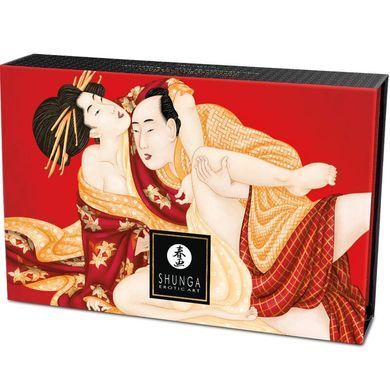Вкусная пудра для оральных ласк Shunga Body Powder Sparkling Strawberry Wine, 75 г, аромат клубники SX0590 фото