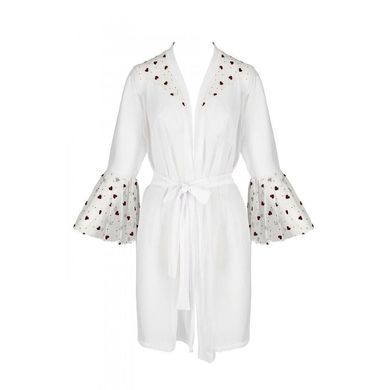Повітряний пеньюар Passion LOVELIA PEIGNOIR S/M, white SO4775 фото