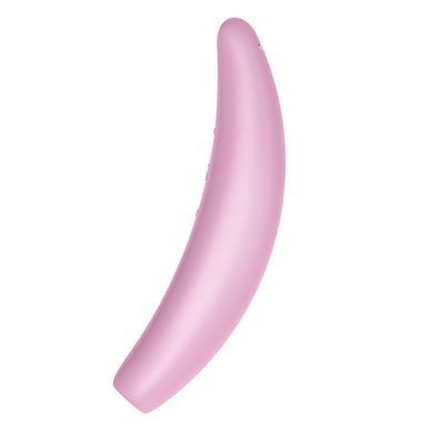 Мощный вакуумный клиторальный стимулятор Satisfyer Curvy 3+ с управлением через интернет SO3893 фото
