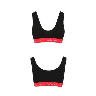 Спортивний топ на широких бретелях Passion PS003 TOP L, black SO4211 фото