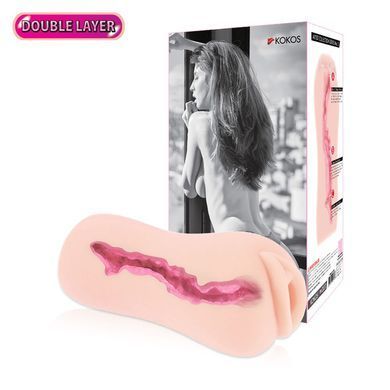 Мастурбатор-вагина двухслойный Kokos Sanda Double Layer SO1243 фото