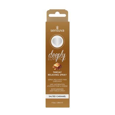 Спрей для минета Sensuva Deeply Love You Salted Caramel (29 мл), для глубокого минета SO3197 фото
