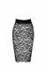 Юбка Noir Handmade F302 Ambivalence, XL, black, кружево, длина за колени, шнуровка сзади SX0252 фото 6