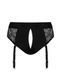 Кружевные трусы для страпона с подвязками для чулок Strap-On-Me DIVA HARNESS - S SO5096 фото 4