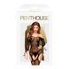 Бодістокінг з флористично-геометричним орнаментом Penthouse - Top-Notch Black S/L SO4384 фото 3