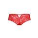 Трусики-бразилиана из цветочного кружева Passion RAJA THONG XXL/XXXL, red SO5378 фото 6