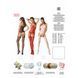 Бодистокинг Passion BS050 white, комбинезон, имитация чулок и пояса PBS050W фото 5