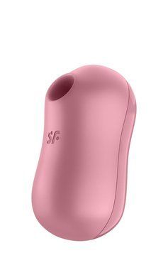 Вакуумний стимулятор із вібрацією Satisfyer Cotton Candy Light Red SO6282 фото