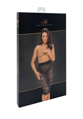 Юбка Noir Handmade F302 Ambivalence, XXL, black, кружево, длина за колени, шнуровка сзади SX0253 фото