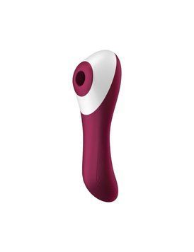 Вакуумный стимулятор с вибрацией Satisfyer Dual Crush Wine Red SO6088 фото