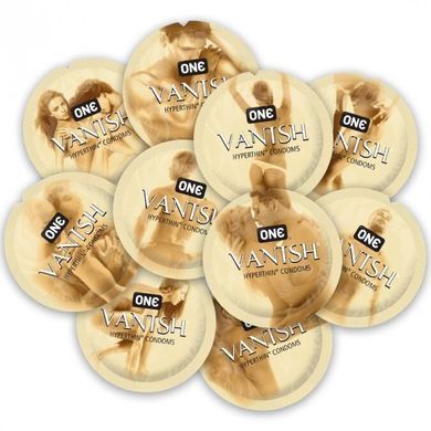 Набор презервативов ONE Vanish Hyperthin, 100 шт, ультратонкие, со смазкой, упаковка-тубус SX0735 фото