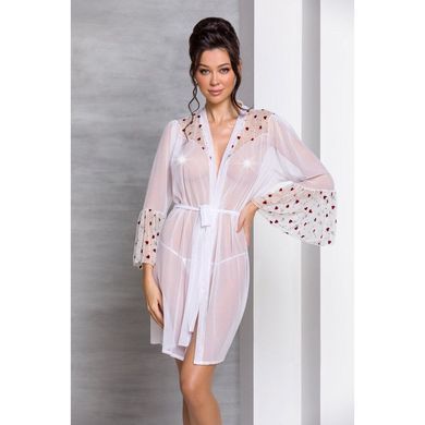 Воздушный пеньюар Passion LOVELIA PEIGNOIR XXL/XXXL, white SO4776 фото