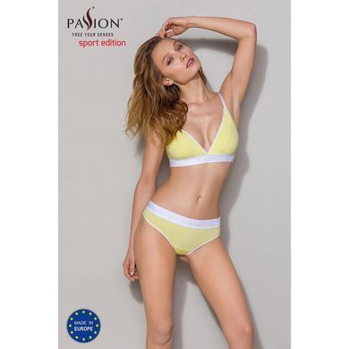 Спортивні трусики-стрінги Passion PS007 PANTIES XL, yellow SO4262 фото