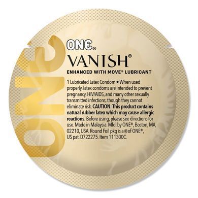 Набор презервативов ONE Vanish Hyperthin, 100 шт, ультратонкие, со смазкой, упаковка-тубус SX0735 фото
