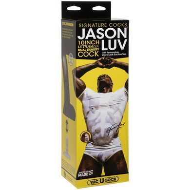 Фаллоимитатор Doc Johnson Jason Luv 10 Inch Cock, со слепка пениса, Vac-U-Lock, диаметр 5,1 см SO9855 фото