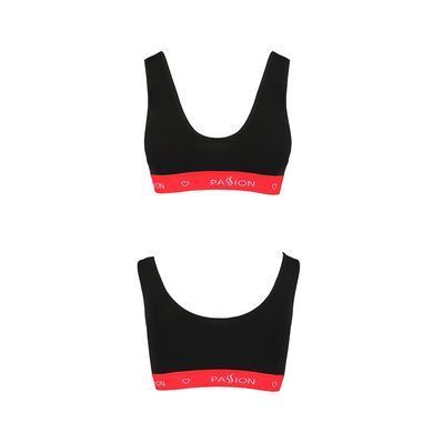 Спортивний топ на широких бретелях Passion PS003 TOP M, black SO4212 фото