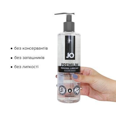 Лубрикант на силиконовой основе JO PREMIUM &mdash; ORIGINAL (480 мл) без консервантов SO1796 фото
