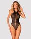 Бодистокинг с крупными ячейками и открытой спиной Obsessive B119 teddy S/M/L, халтер SO7207 фото 1