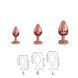 Металлическая анальная пробка с украшением в виде кристалла Dorcel - Diamond Plug L SO5530 фото 6