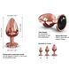 Металлическая анальная пробка с украшением в виде кристалла Dorcel - Diamond Plug L SO5530 фото 3