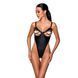 Боди из экокожи Passion CELINE BODY XXL/XXXL, black, с доступом, открытый SO6405 фото 1