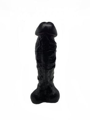 Крафтовое мыло-член с присоской Чистий Кайф Black size XL, натуральное SO2762 фото