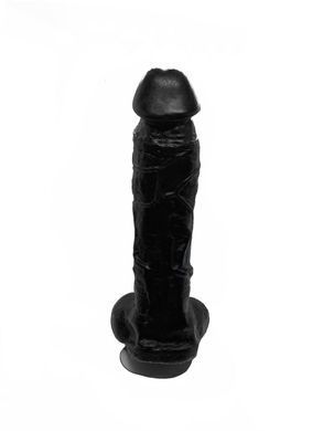 Крафтовое мыло-член с присоской Чистий Кайф Black size XL, натуральное SO2762 фото