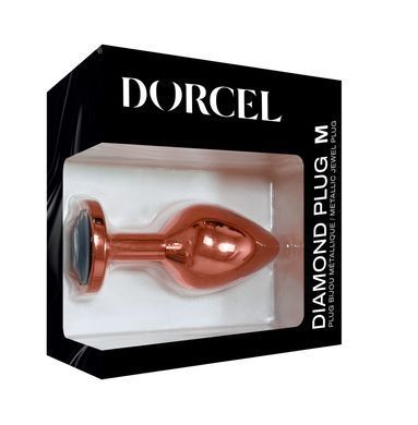 Металлическая анальная пробка с украшением в виде кристалла Dorcel - Diamond Plug M SO5531 фото
