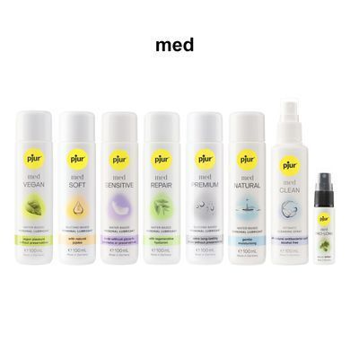 Лубрикант на водной основе pjur MED Natural glide 100 мл специально для сухой и чувствительной кожи PJ10850 фото