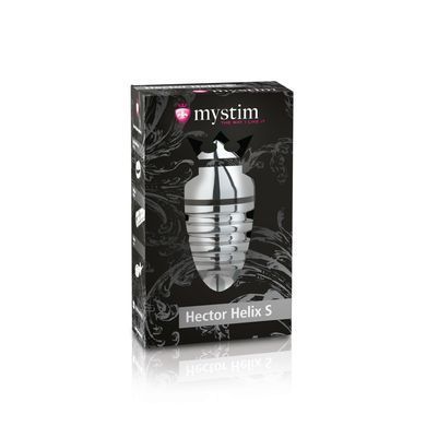 Металлическая анальная пробка Mystim Hector Helix S для электростимулятора, диаметр 4 см SO2960 фото