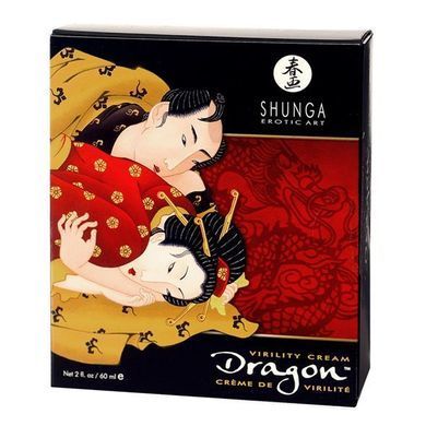 Стимулювальний крем для пар Shunga Dragon Cream (60 мл), ефект тепло-холод та поколювання SO2523 фото